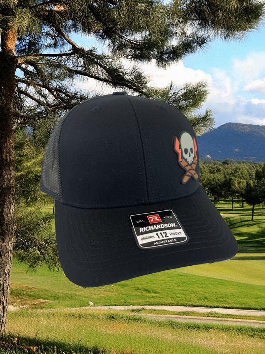 Snap Back Hat - Jolly Roger, Blackout Edition