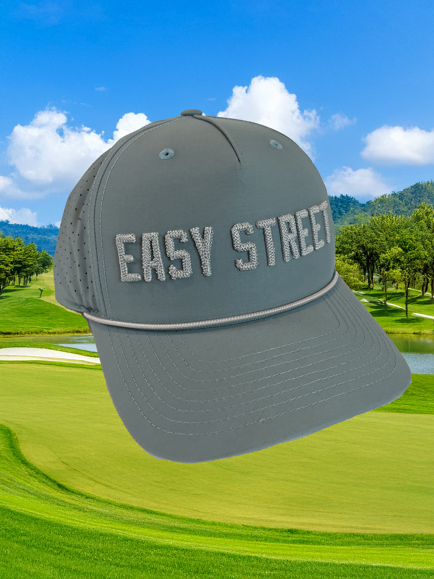 Easy Street Snap Back Hat - Light Grey