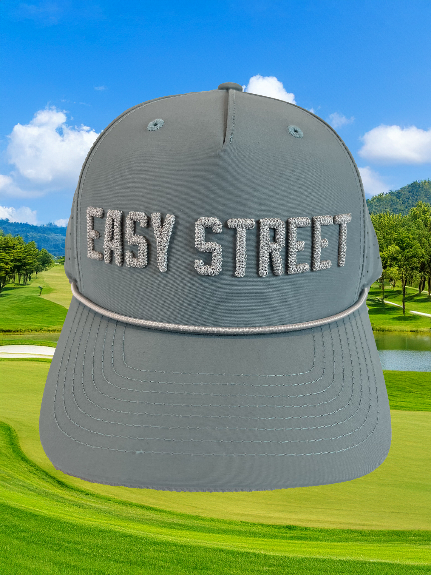 Easy Street Snap Back Hat - Light Grey