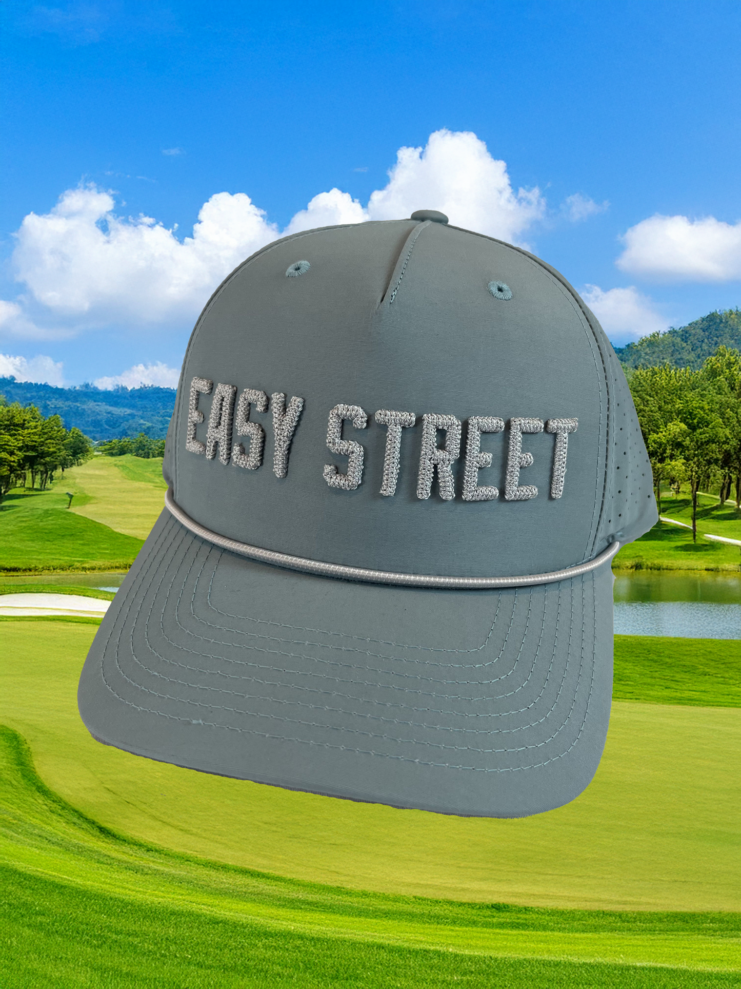 Easy Street Snap Back Hat - Light Grey