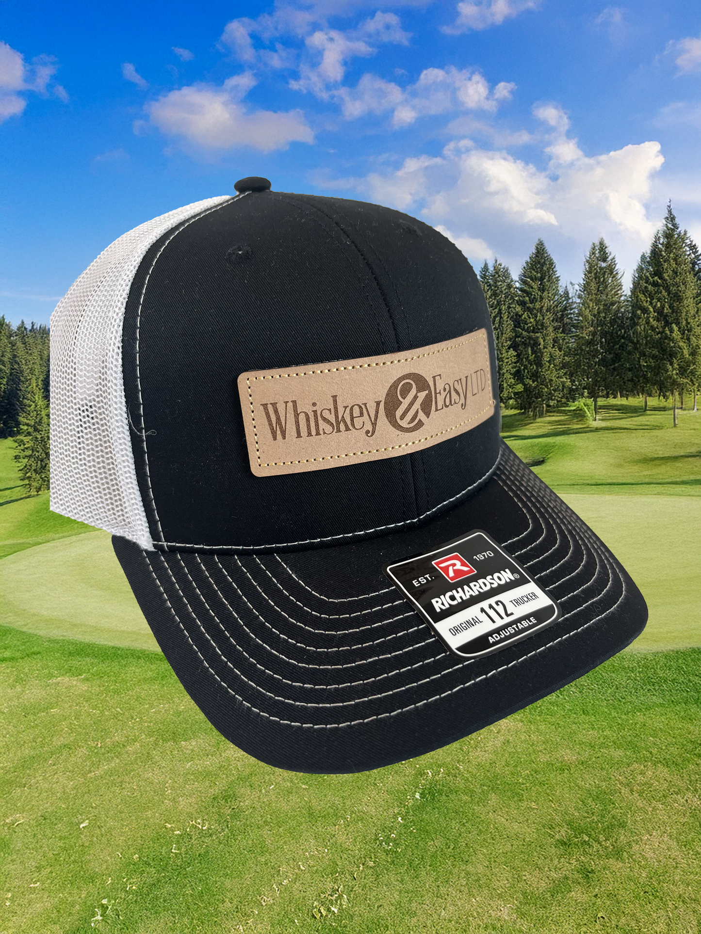 Whiskey & Easy LTD Snap Back Hat - Dark Navy & White