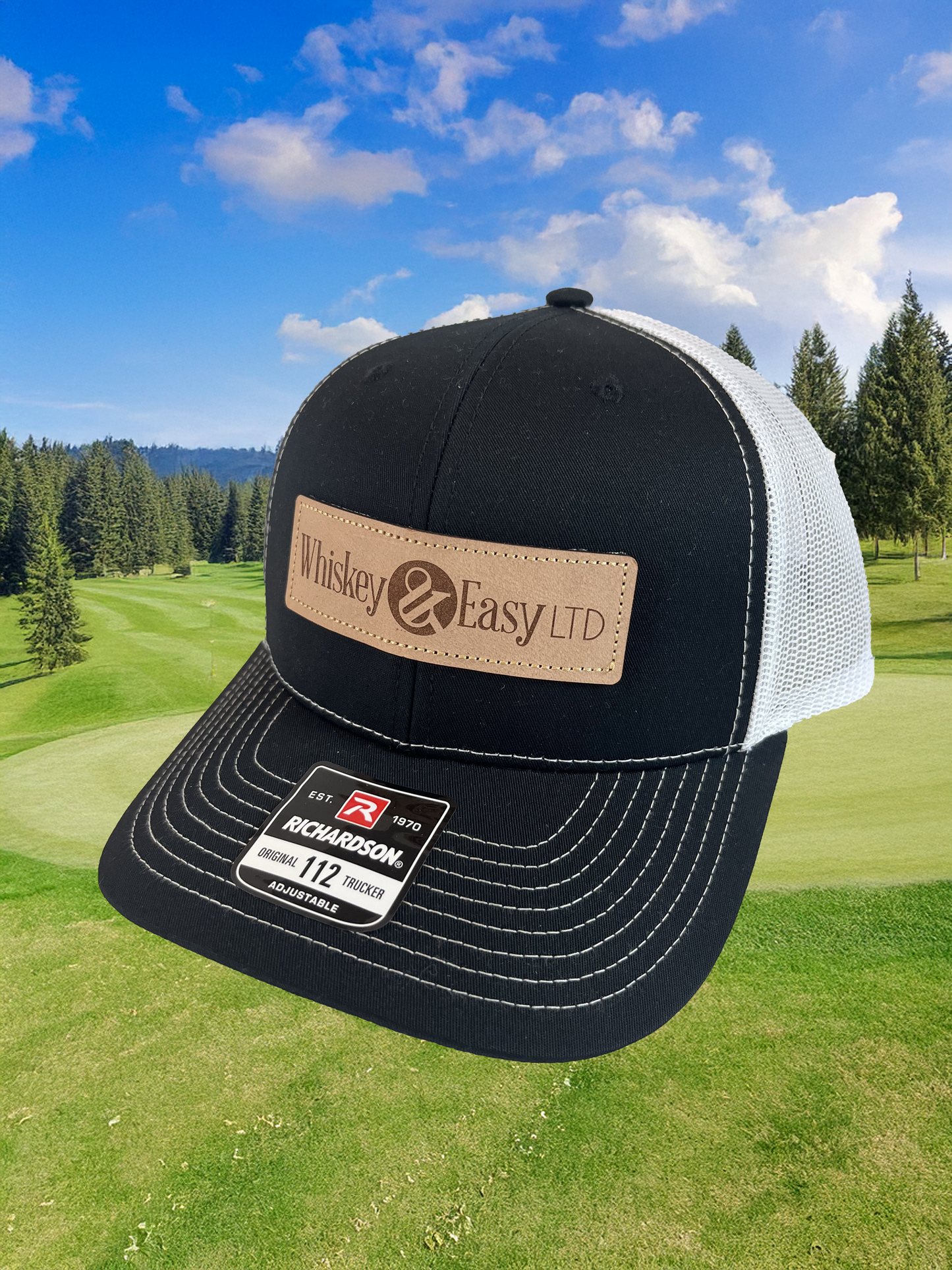 Whiskey & Easy LTD Snap Back Hat - Dark Navy & White