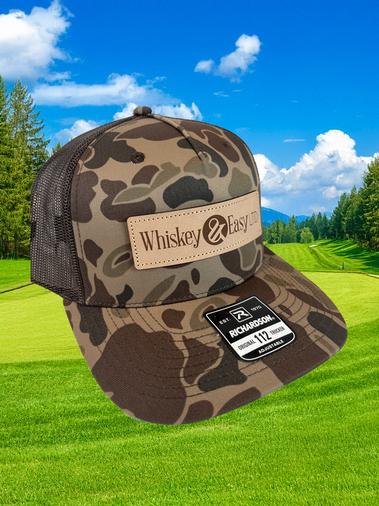 Whiskey & Easy LTD Snap Back Hat - Camo Brown