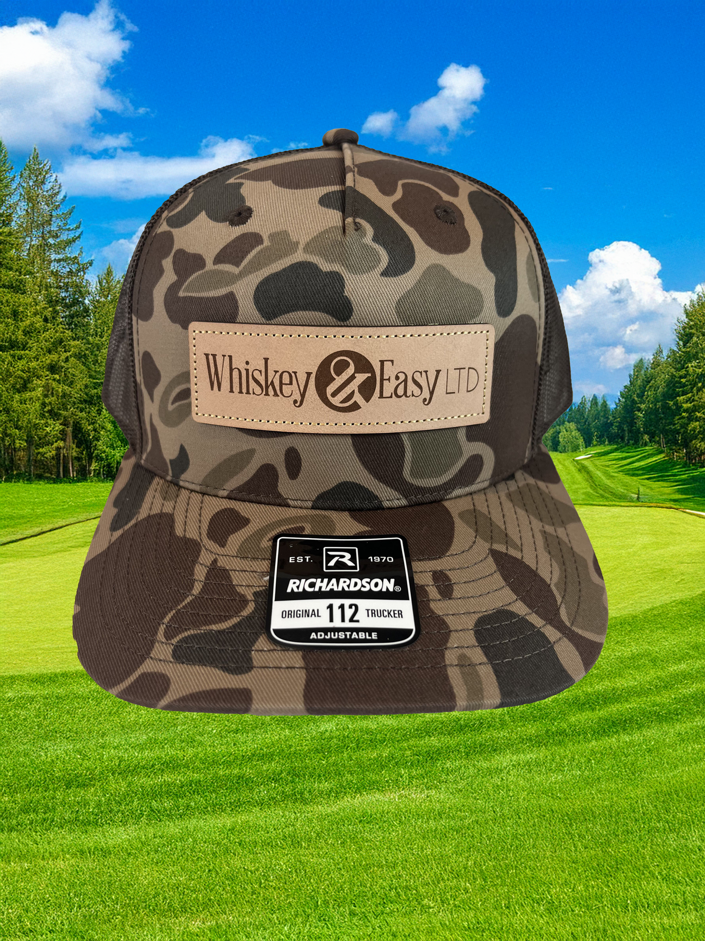 Whiskey & Easy LTD Snap Back Hat - Camo Brown