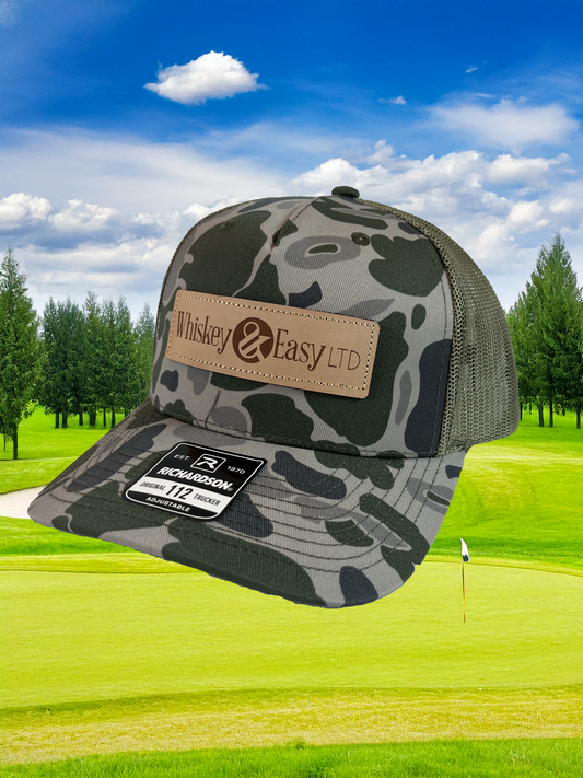 Whiskey & Easy LTD Snap Back Hat - Camo Green