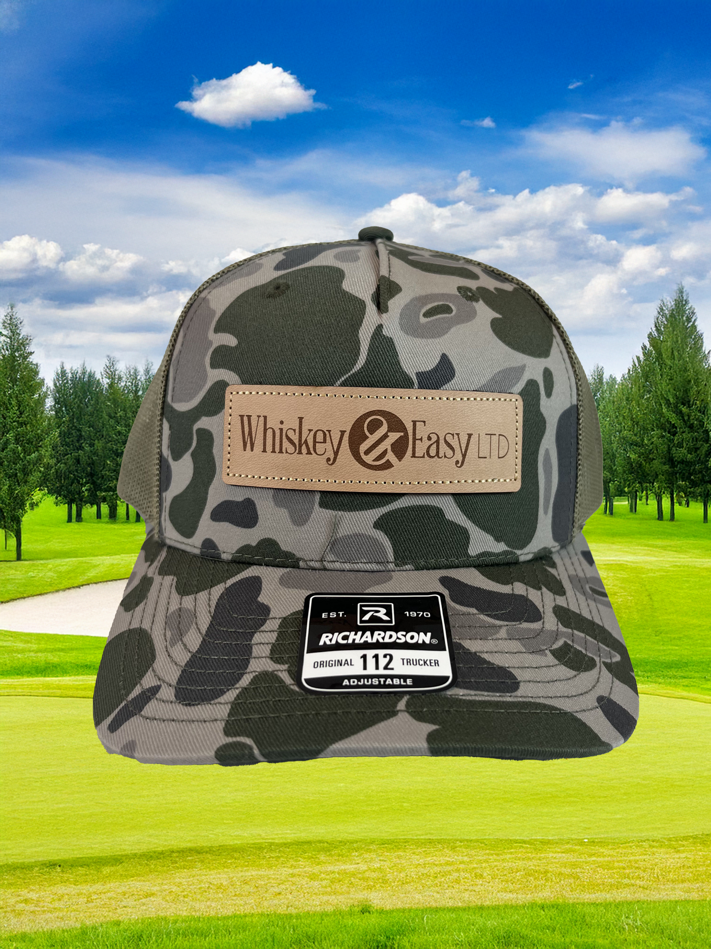 Whiskey & Easy LTD Snap Back Hat - Camo Green