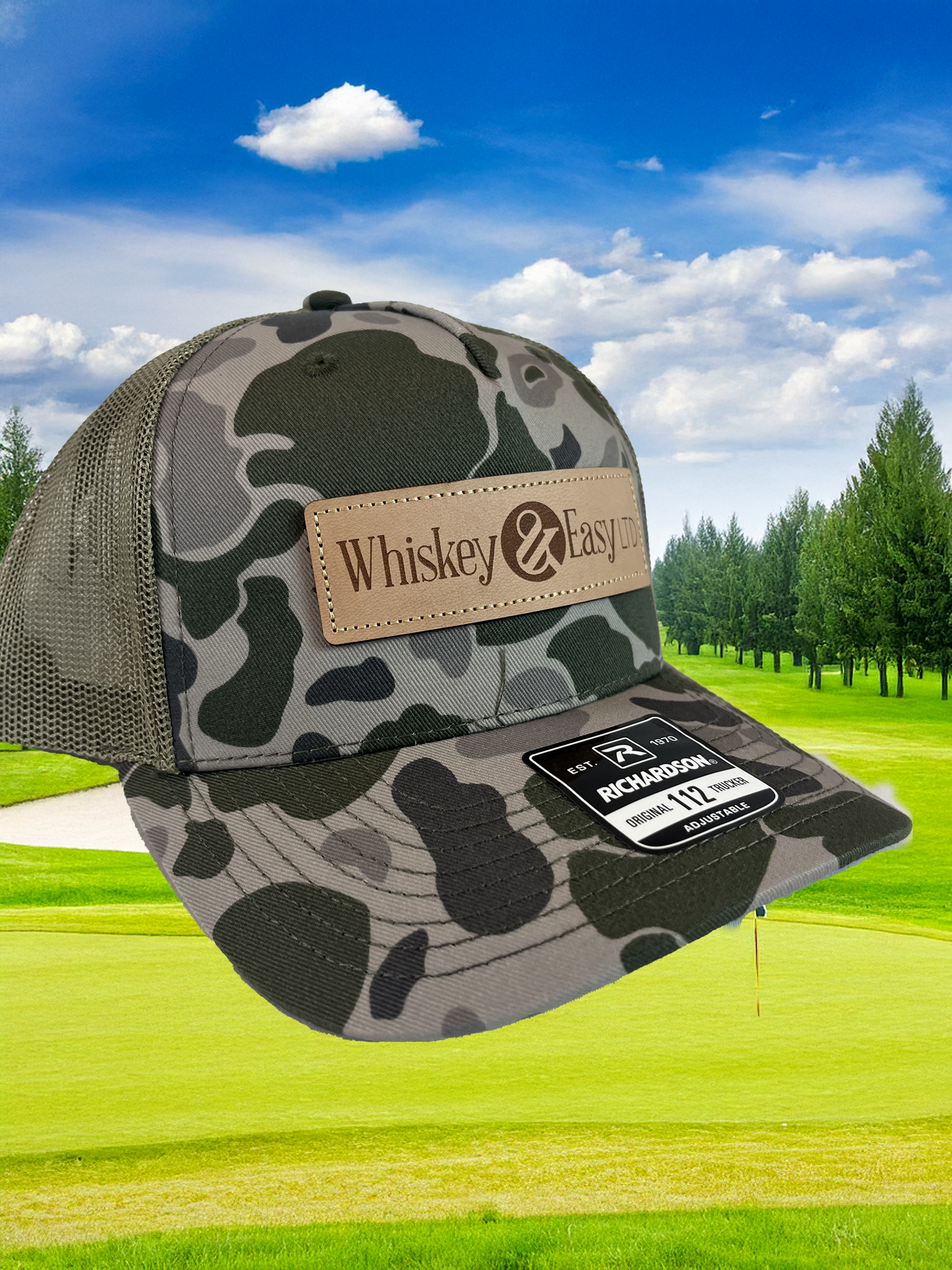 Whiskey & Easy LTD Snap Back Hat - Camo Green