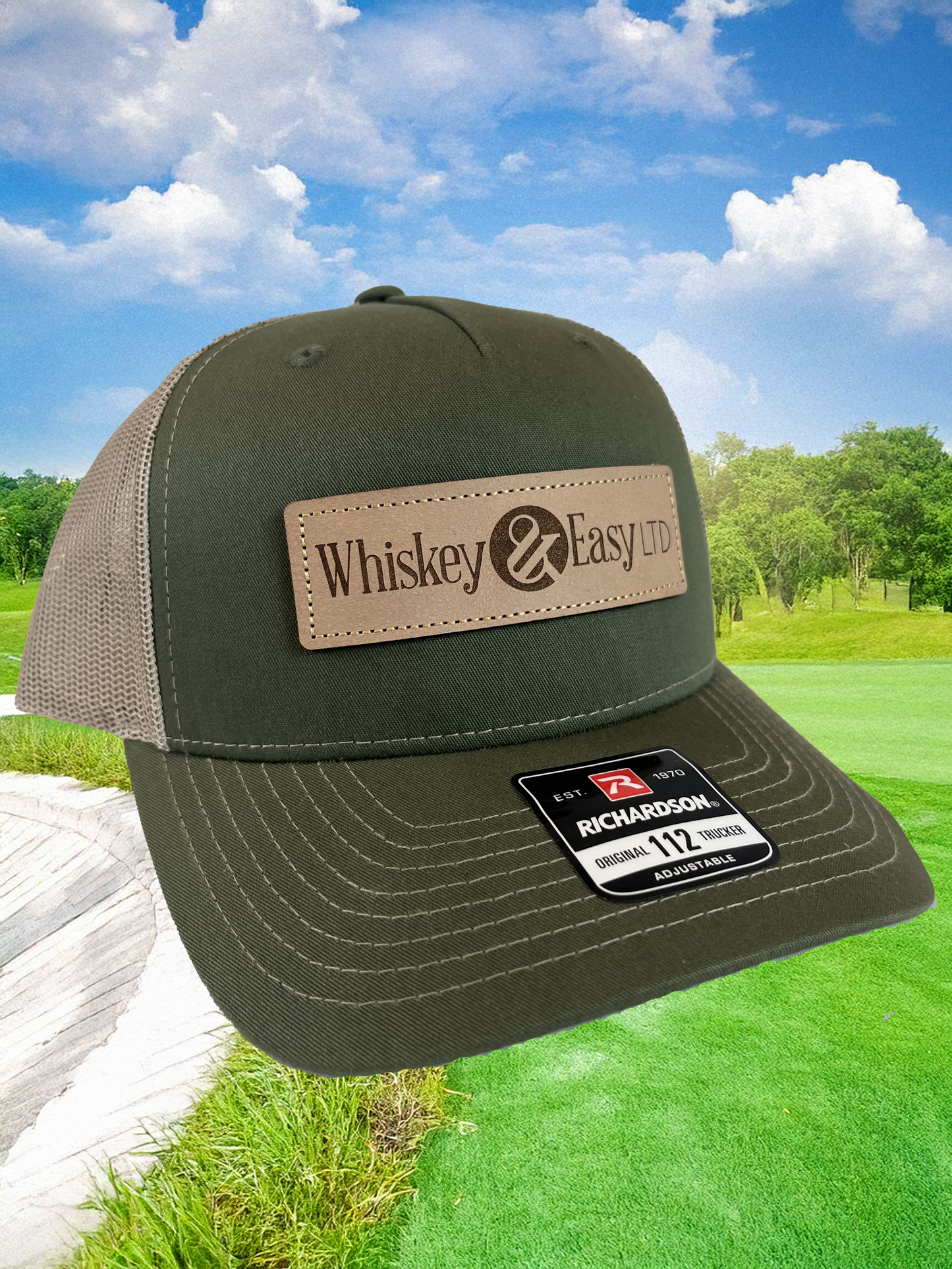 Whiskey & Easy LTD Snap Back Hat - Olive & Khaki