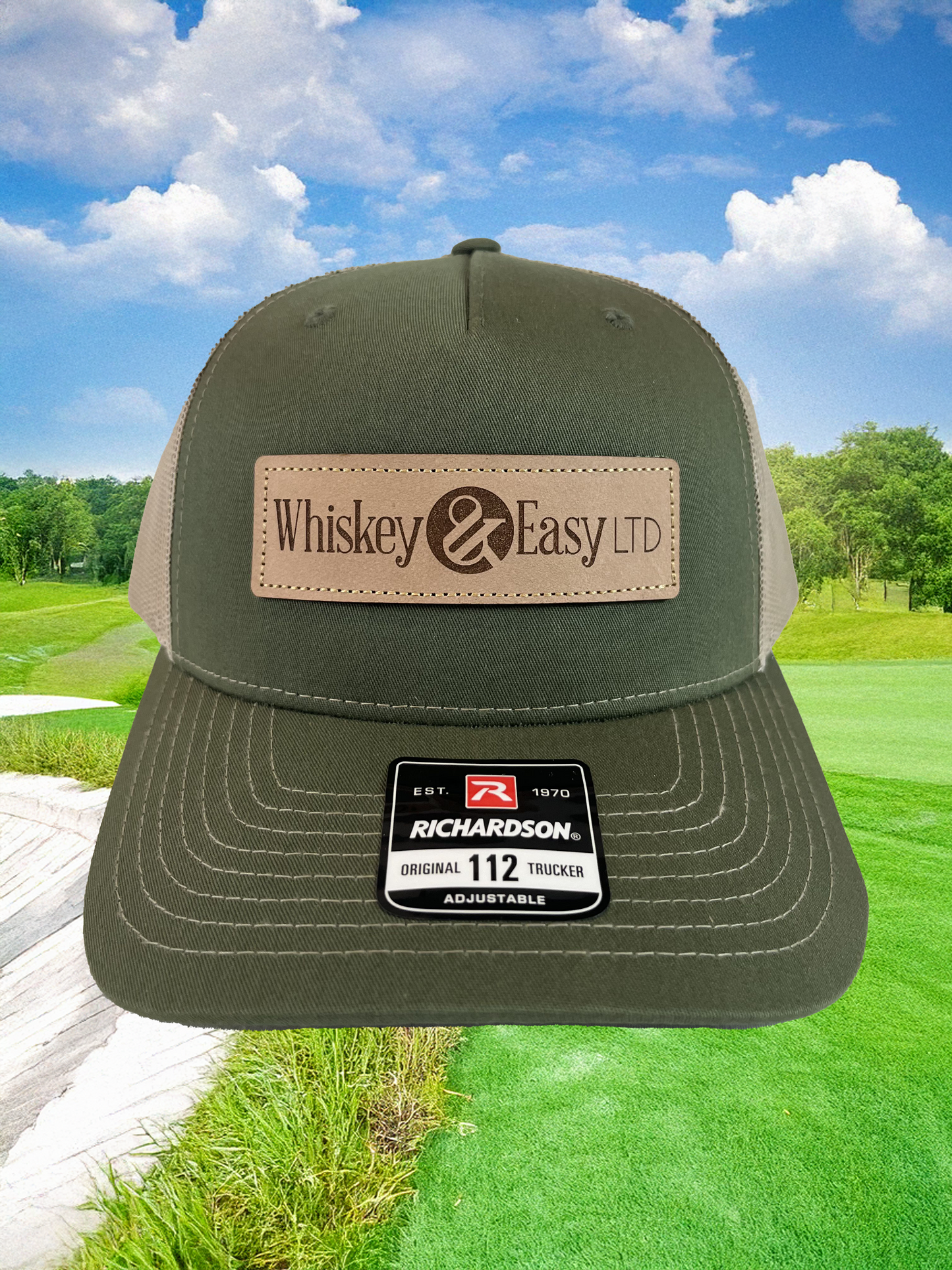 Whiskey & Easy LTD Snap Back Hat - Olive & Khaki