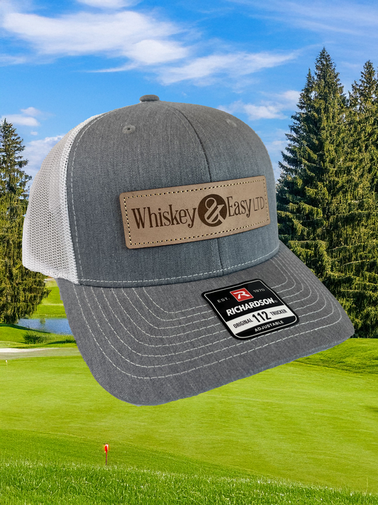 Whiskey & Easy LTD Snap Back Hat - Heather Grey & White