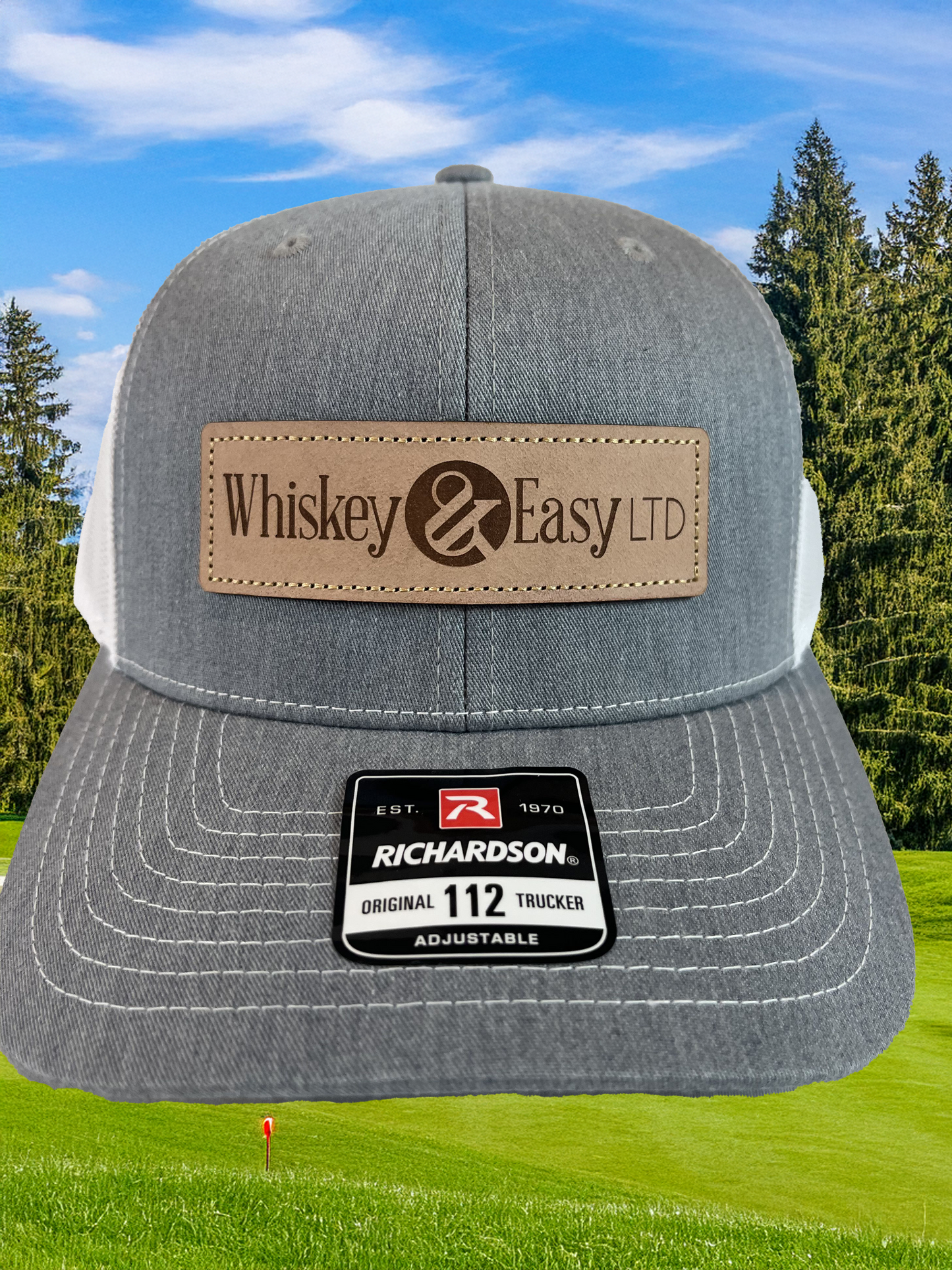 Whiskey & Easy LTD Snap Back Hat - Heather Grey & White