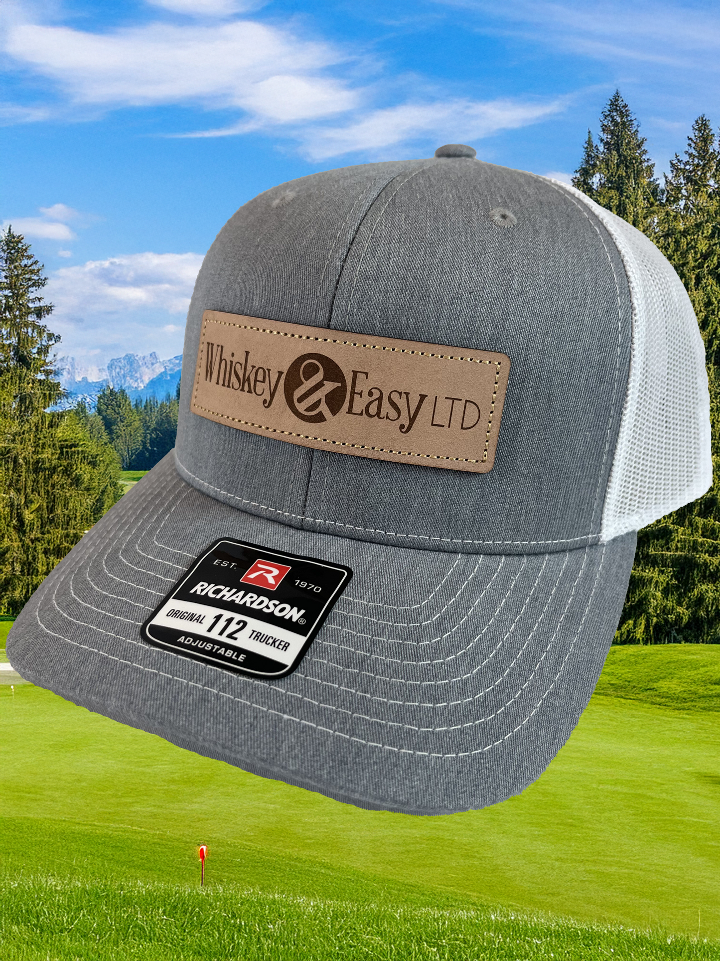 Whiskey & Easy LTD Snap Back Hat - Heather Grey & White