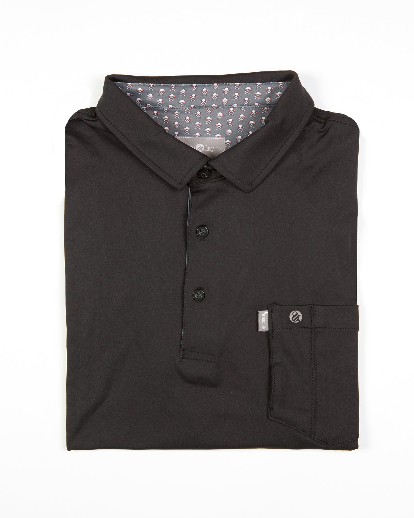 Cigar Pocket Performance Polo - Black