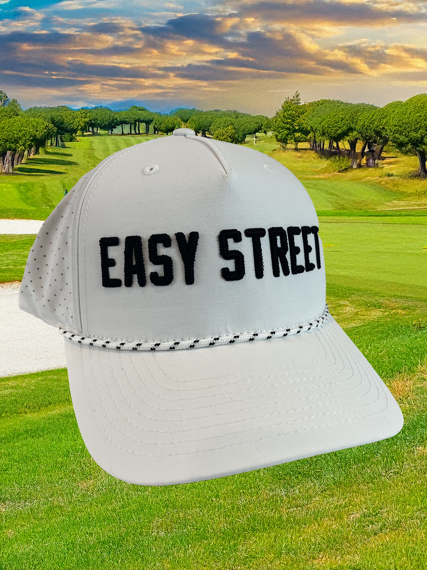 Easy Street Snap Back Hat - White