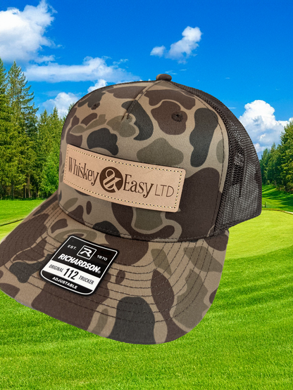 Whiskey & Easy LTD Snap Back Hat - Camo Brown