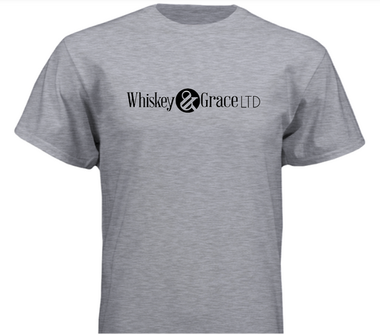 Whiskey & Grace LTD Performance Tee – Light Heather Grey